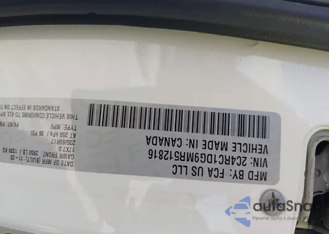 2021 Chrysler Voyager Lxi из США, поврежденный, VIN 2C4RC1DG9MR512816